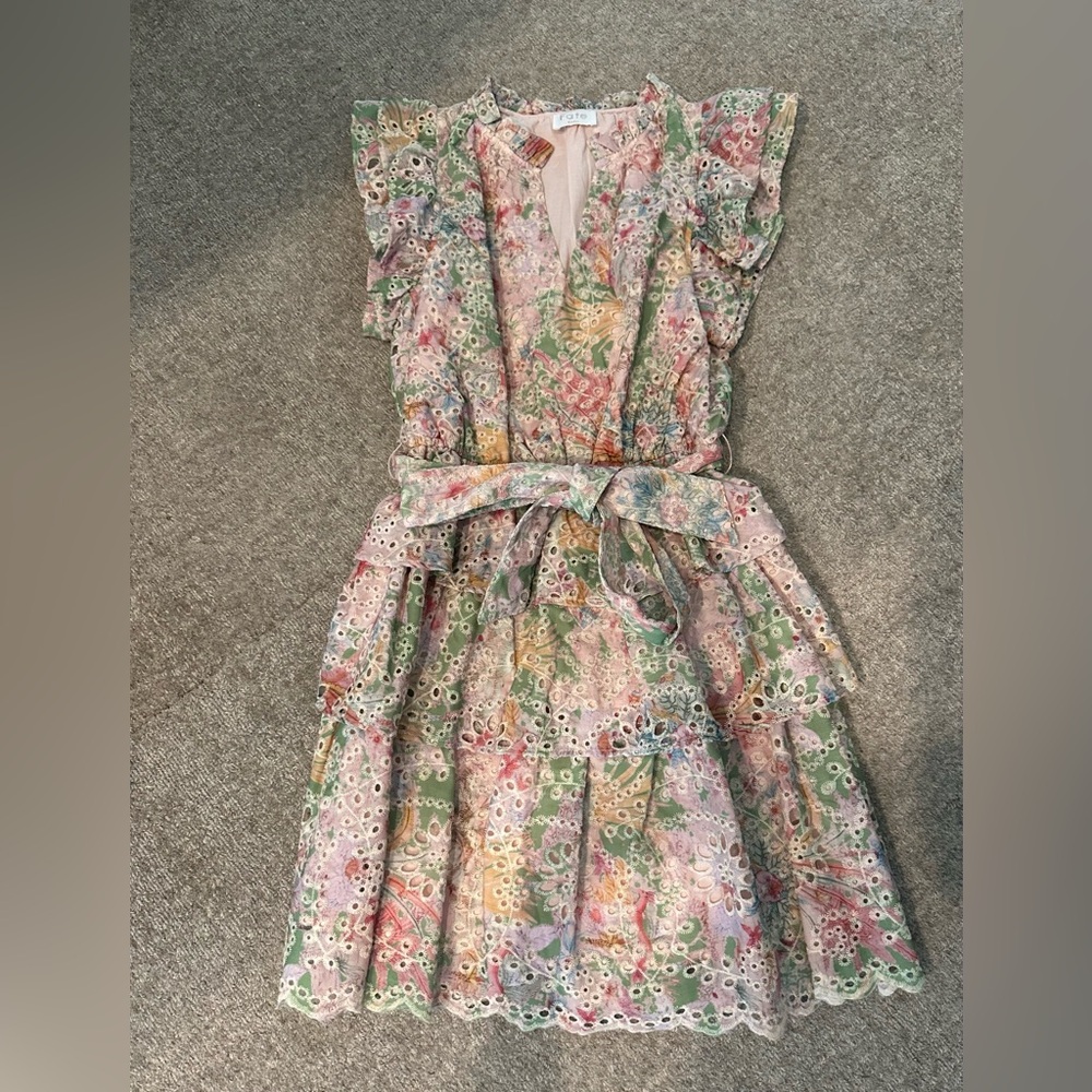 Fate Floral Ruffle Sleeve Dress SZ: Small - Picture 4 of 4